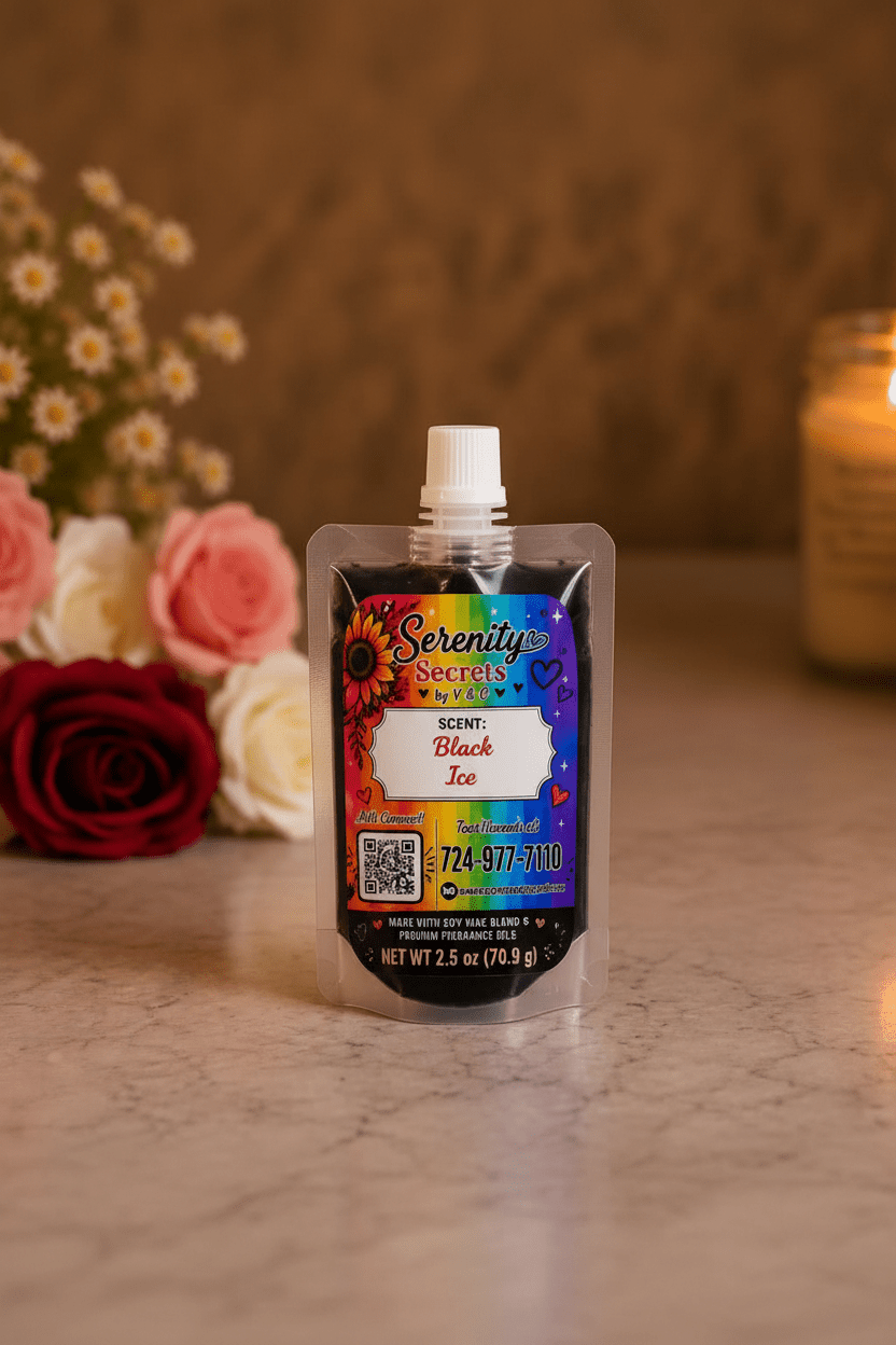 Black Ice Squeeze Wax - Serenity Secrets by V & C