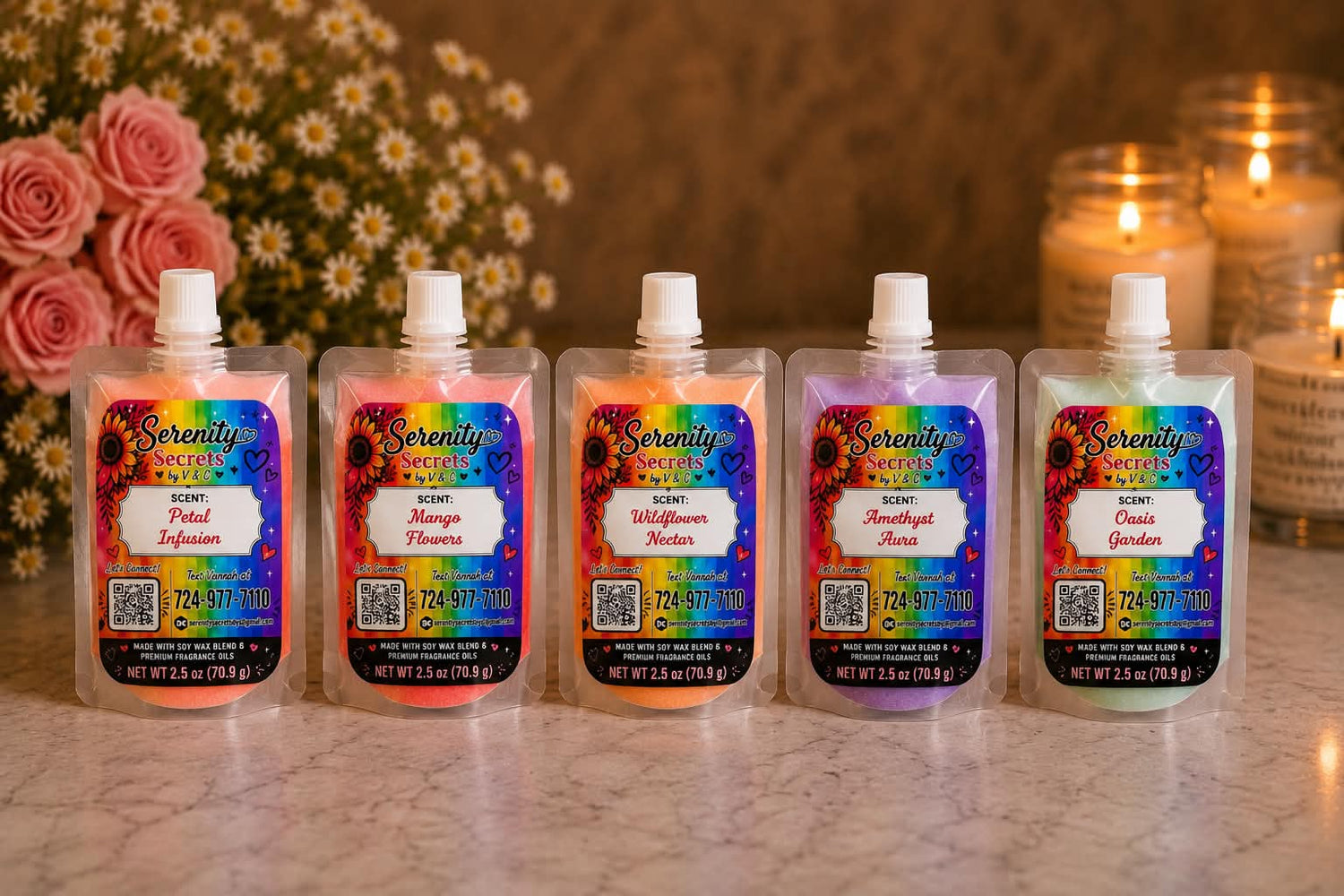 Squeezable Wax - Serenity Secrets by V & C