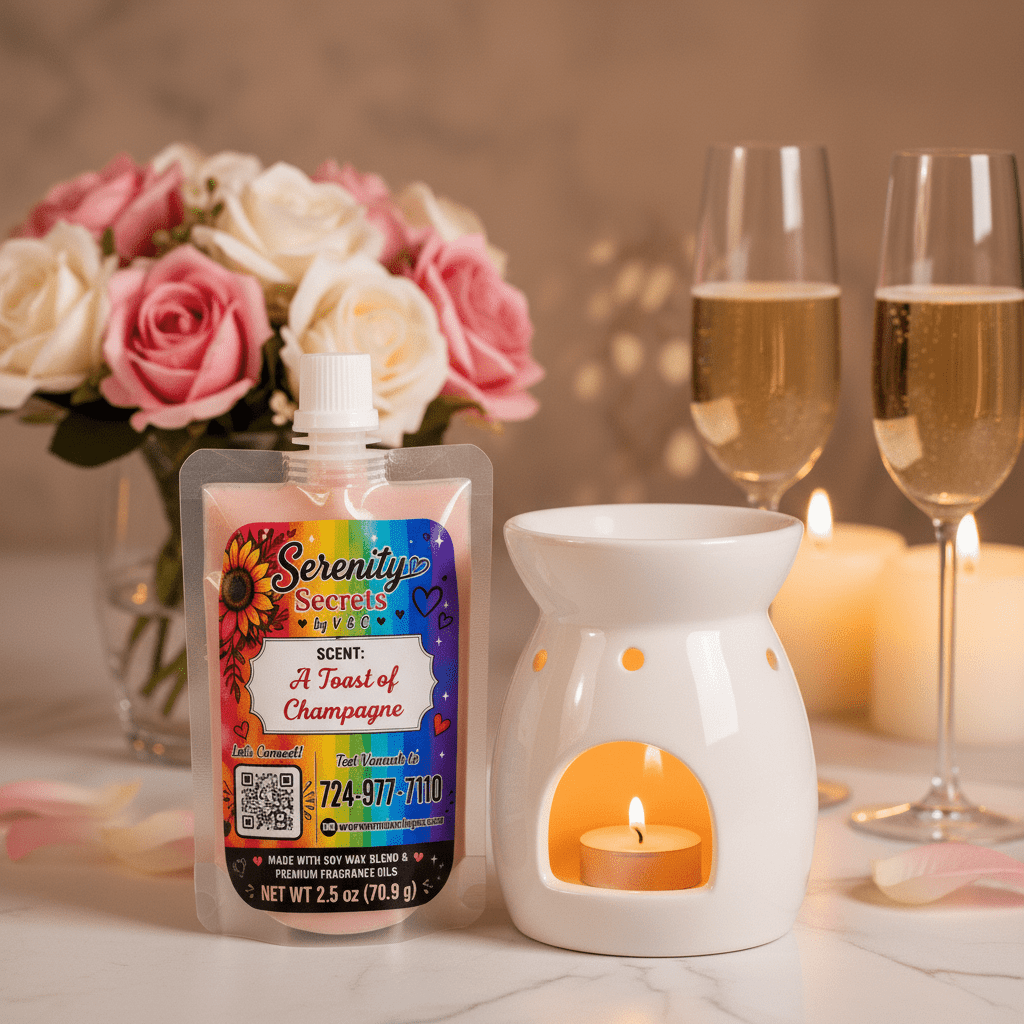 A Toast of Champagne Squeeze Wax - Serenity Secrets by V & C