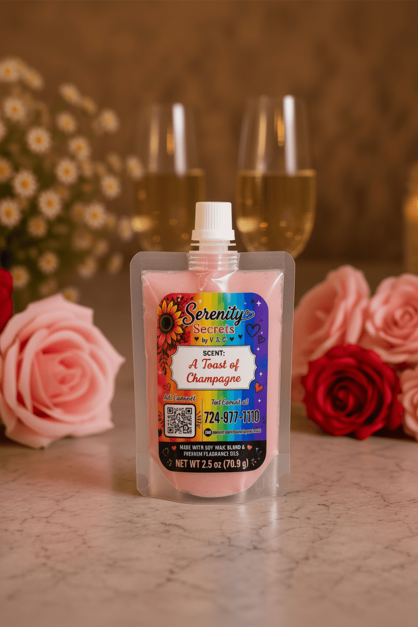 A Toast of Champagne Squeeze Wax - Serenity Secrets by V & C