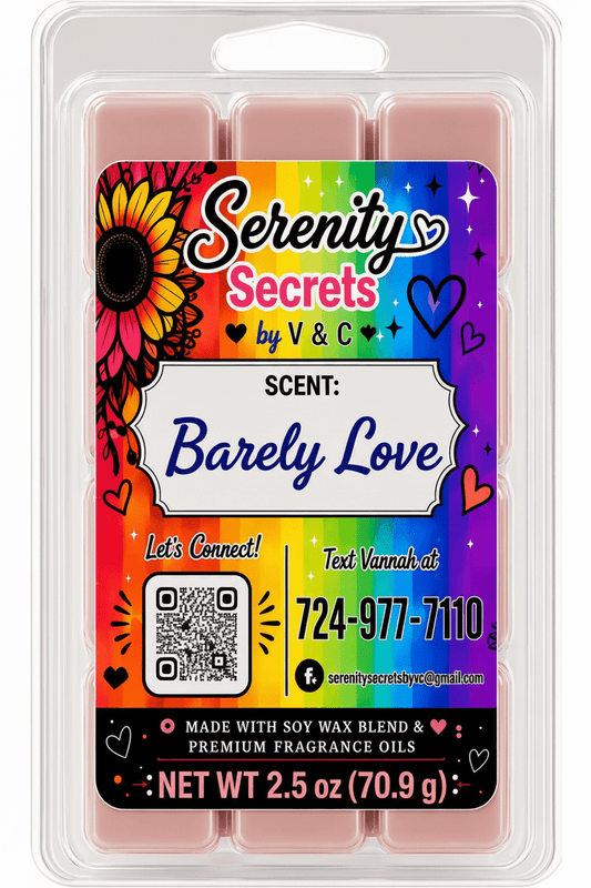 Barely Love Wax Melt - Serenity Secrets by V & C