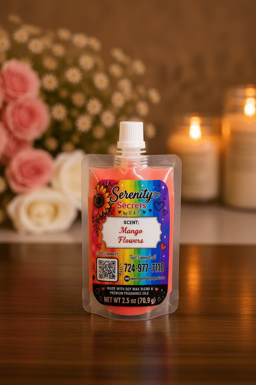 Bloomin Mango Hibiscus Squeeze Wax - Serenity Secrets by V & C