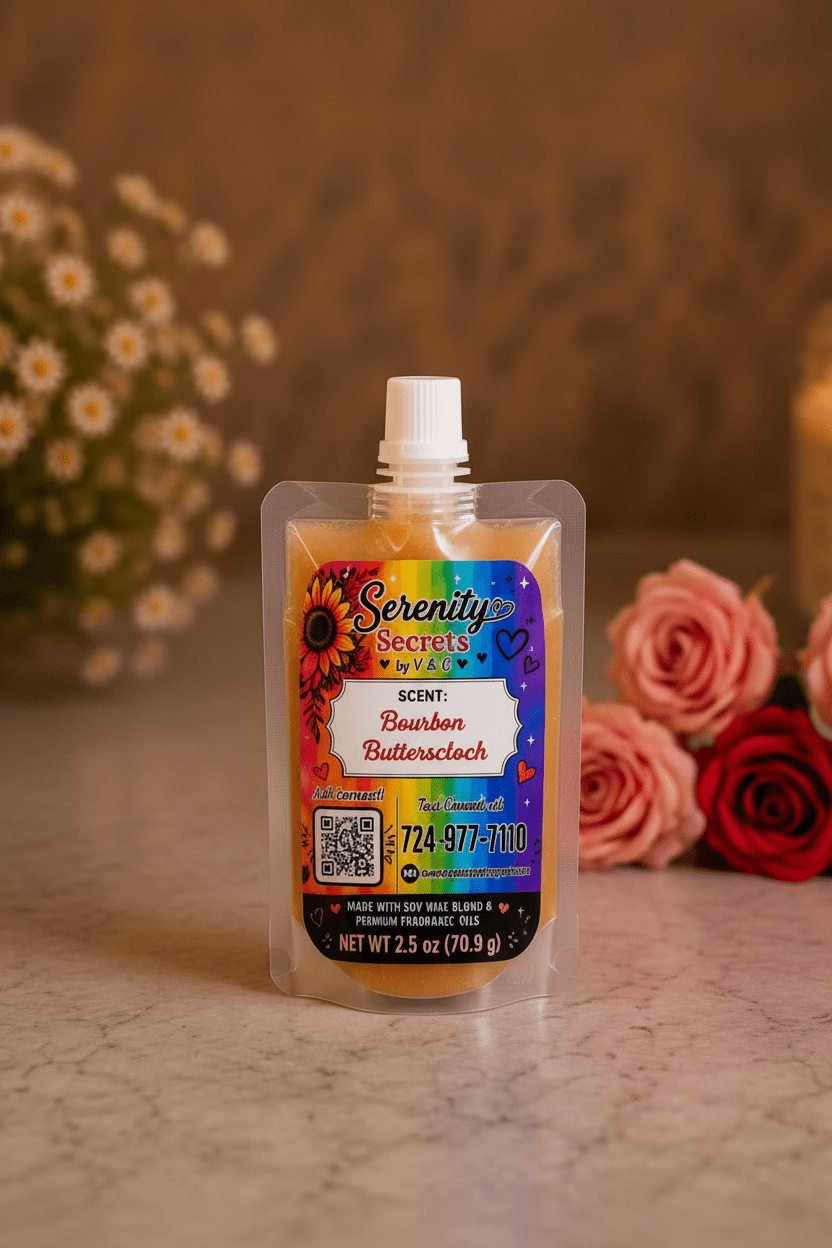 Bourbon Butterscotch Squeeze Wax - Serenity Secrets by V & C