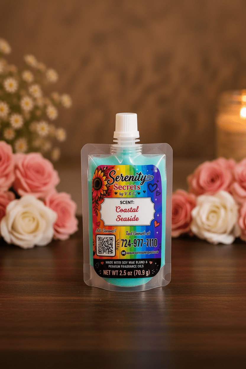 Coastal Seaside Squeeze Wax - Serenity Secrets by V & C