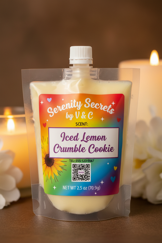 Iced Lemon Crumble Cookie Squeeze Wax