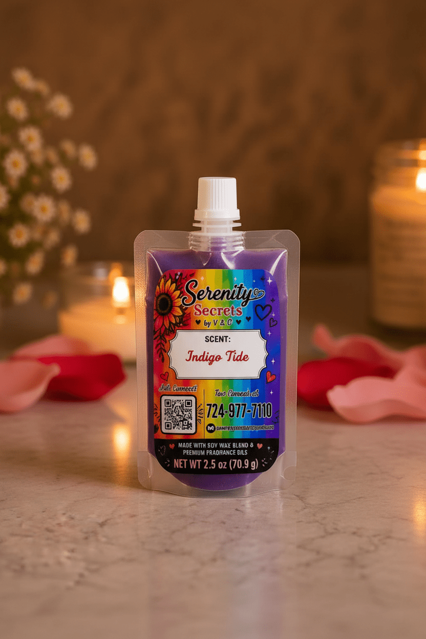 Indigo Tide Squeeze Wax - Serenity Secrets by V & C