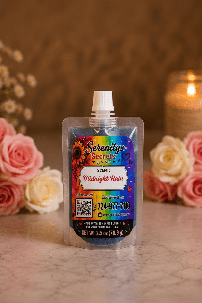 Midnight Rain Squeeze Wax - Serenity Secrets by V & C