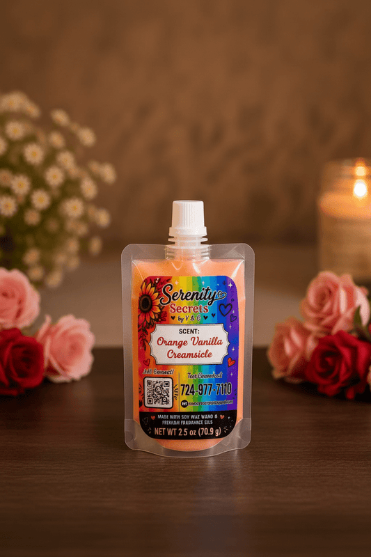 Orange Vanilla Creamsicle Squeeze Wax - Serenity Secrets by V & C