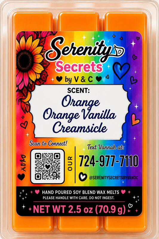 Orange Vanilla Creamsicle Wax Melt