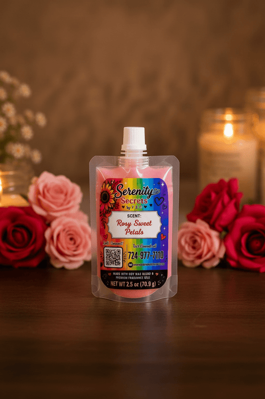 Rosy Sweet Petals Squeeze Wax - Serenity Secrets by V & C