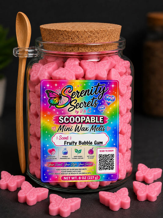 Scoopable Mini Wax Melts – Mini Butterflies - Serenity Secrets by V & C