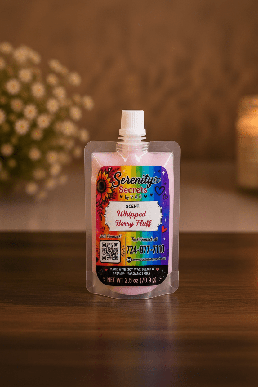 Whipped Berry Fluff Squeeze Wax - Serenity Secrets by V & C